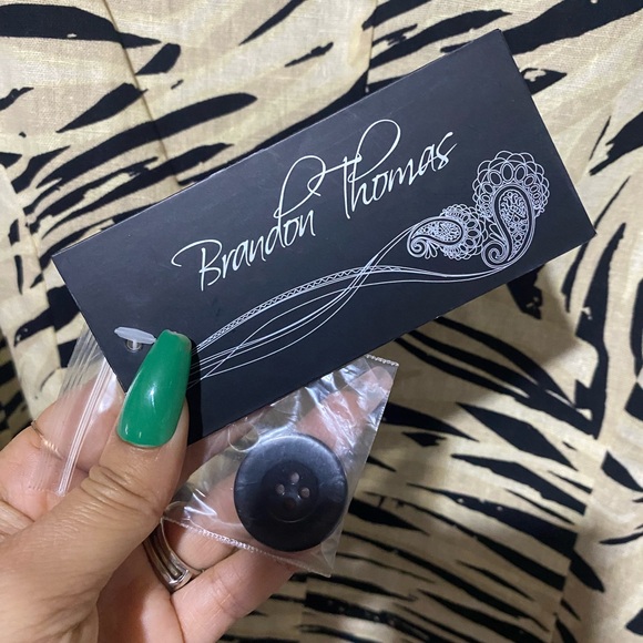 NWT Brandon Thomas Animal print leopard blazer jacket women size S - Picture 6 of 7